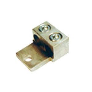 Aluminium Double Barrel Connector, One Hole Mount